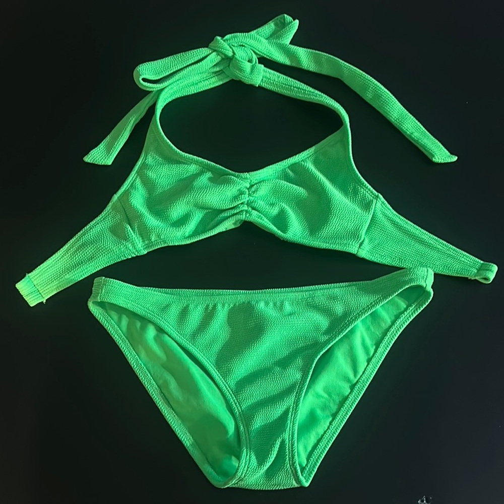 Vibrant Green Bikini Set